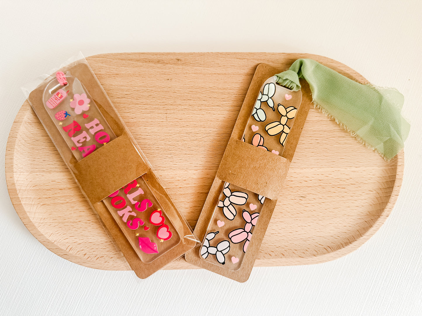 Book marks with ribbon