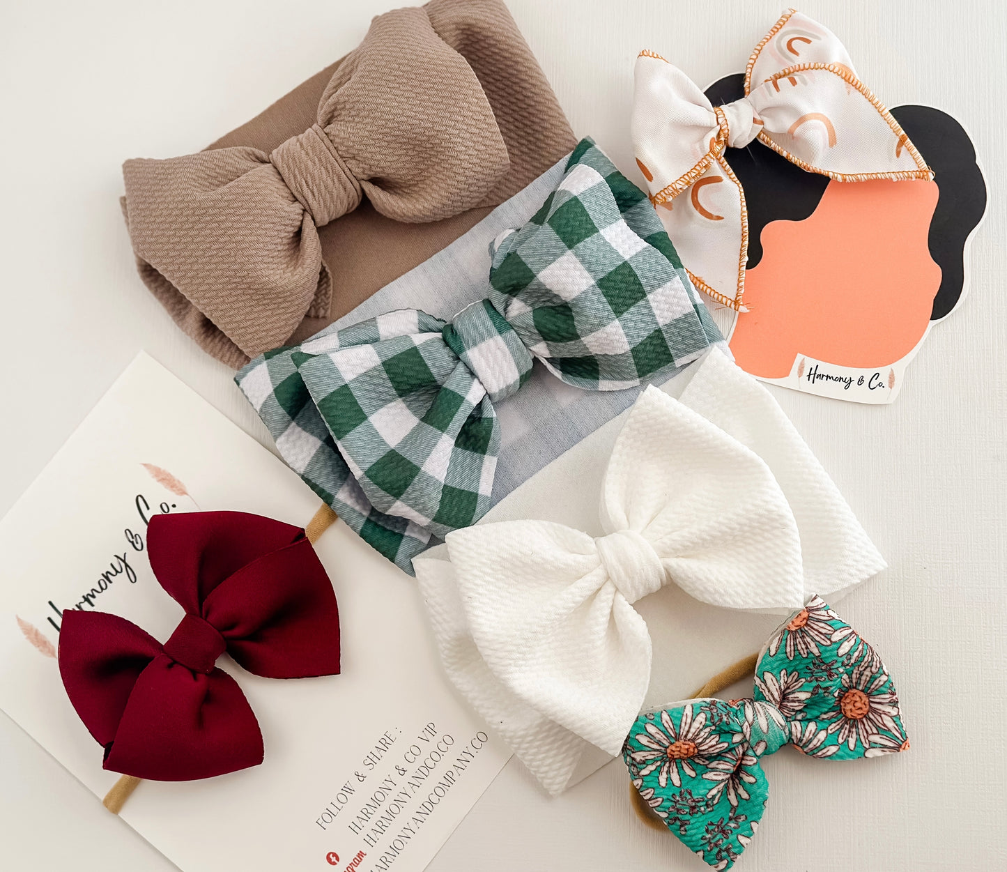 Hair Bow Boxey - Neutral