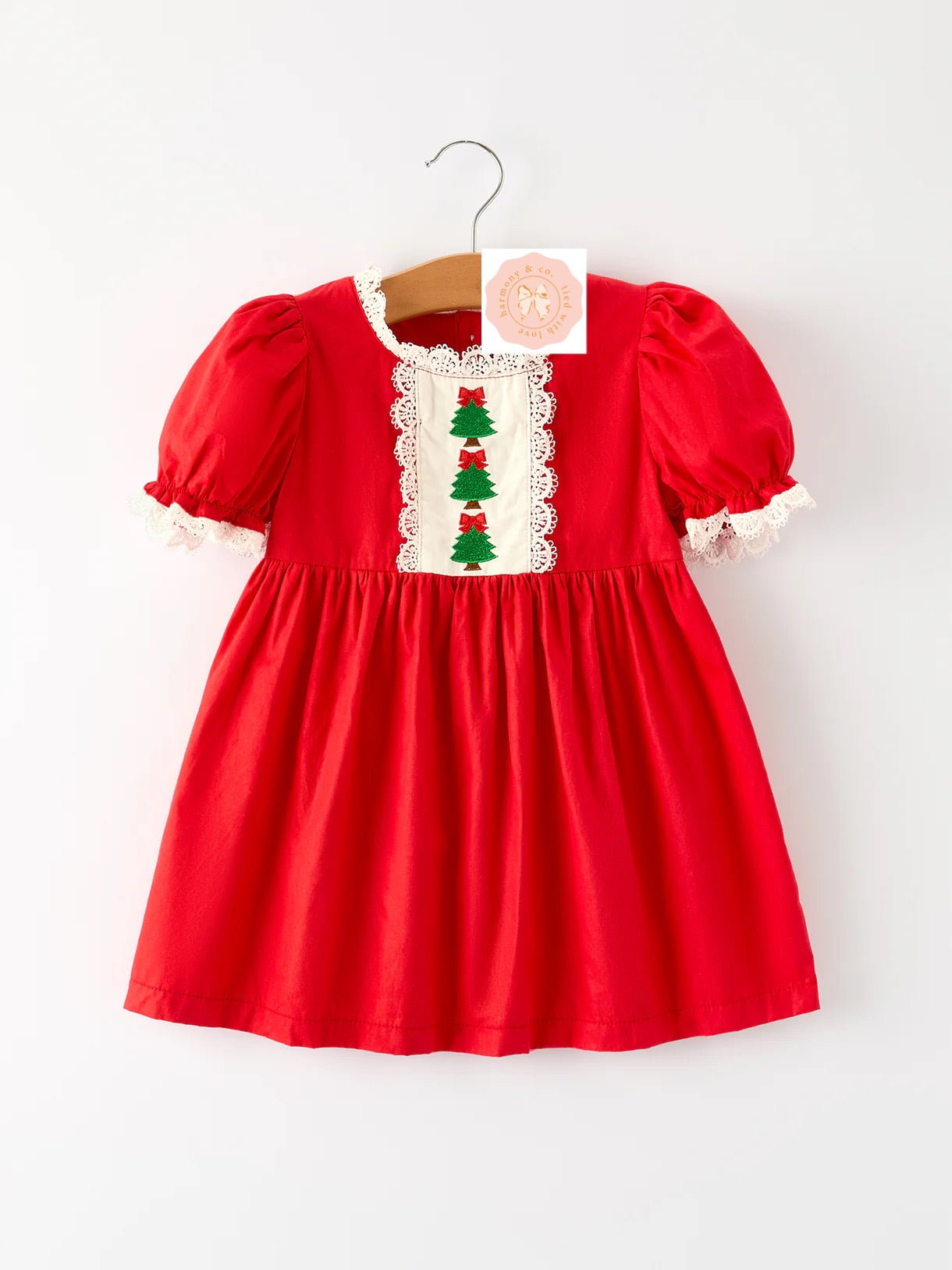 Red Christmas Girls Dress