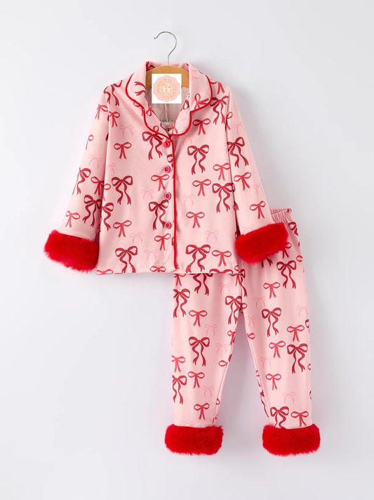 Christmas Bow Pjs