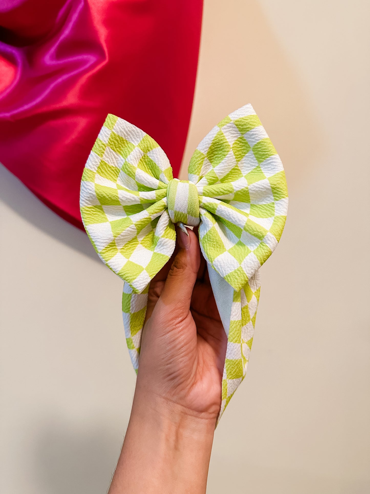Lime Checkered OG Headwrap (Copy)