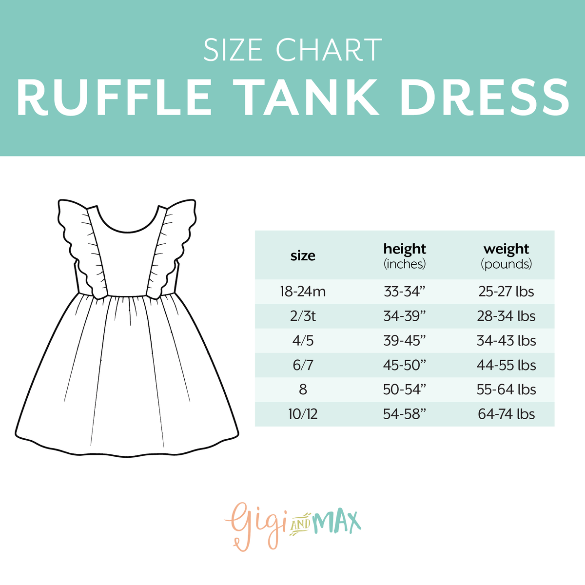 Macy RUFFLE TANK DRESS Back to School Kids Outfit