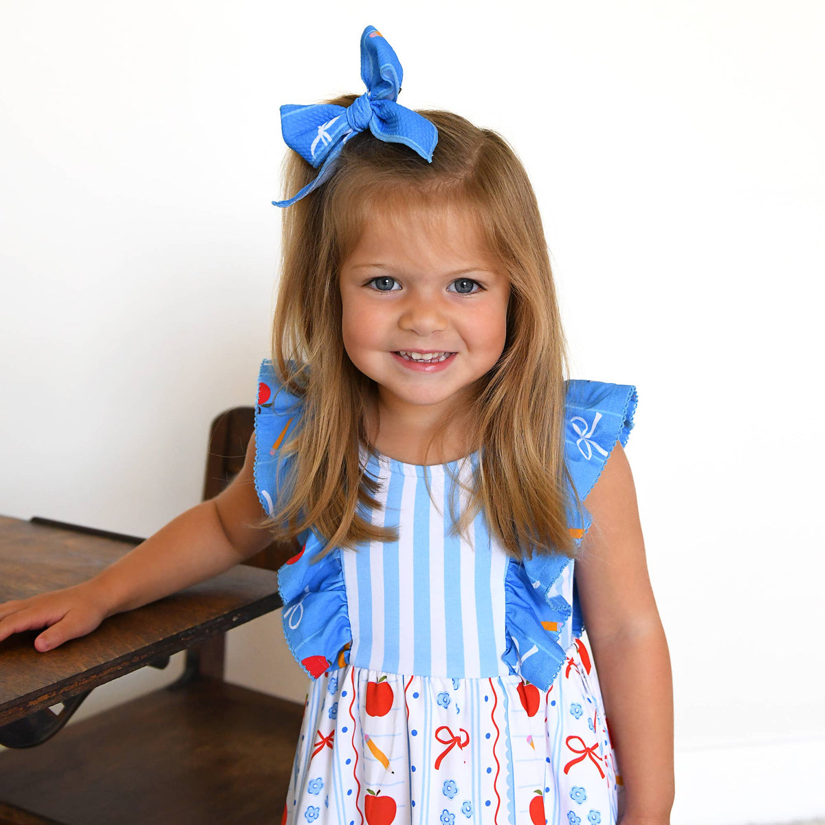 Macy RUFFLE TANK DRESS Back to School Kids Outfit