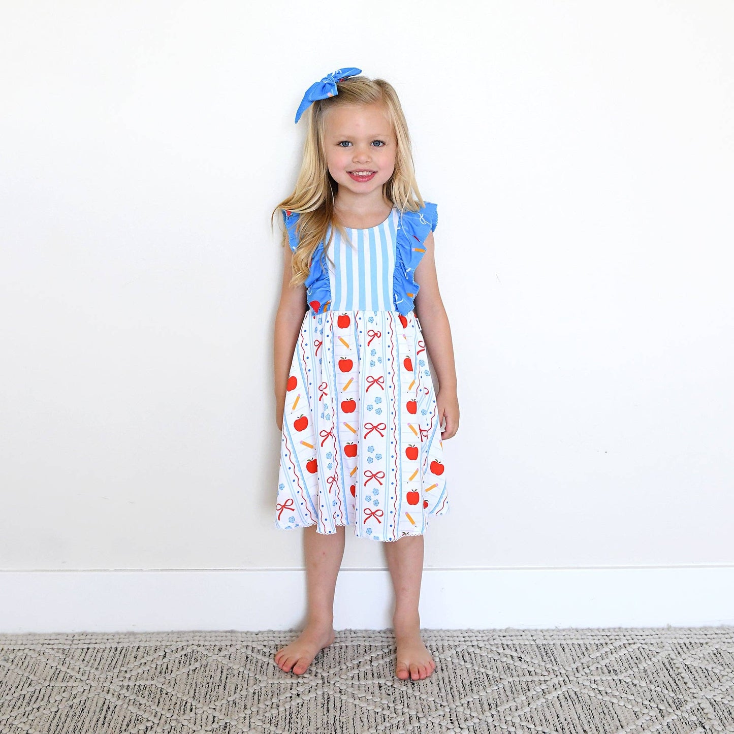 Macy RUFFLE TANK DRESS Back to School Kids Outfit