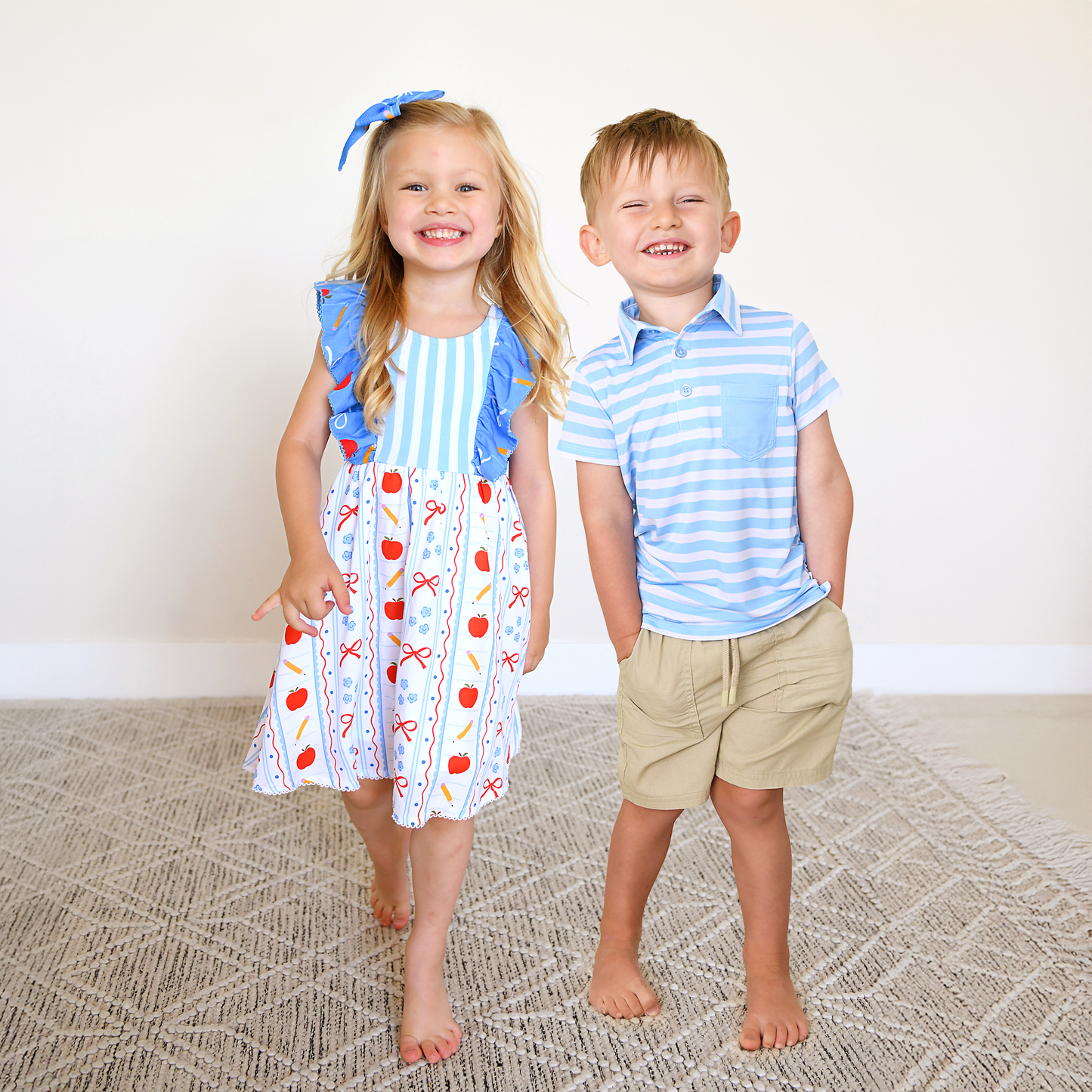 Macy RUFFLE TANK DRESS Back to School Kids Outfit