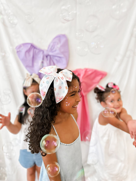 Summer Flower Shaker Big Bow