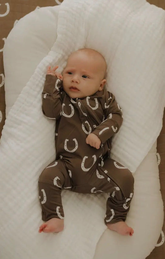 Bamboo Zipper Sleeper - Rodeo