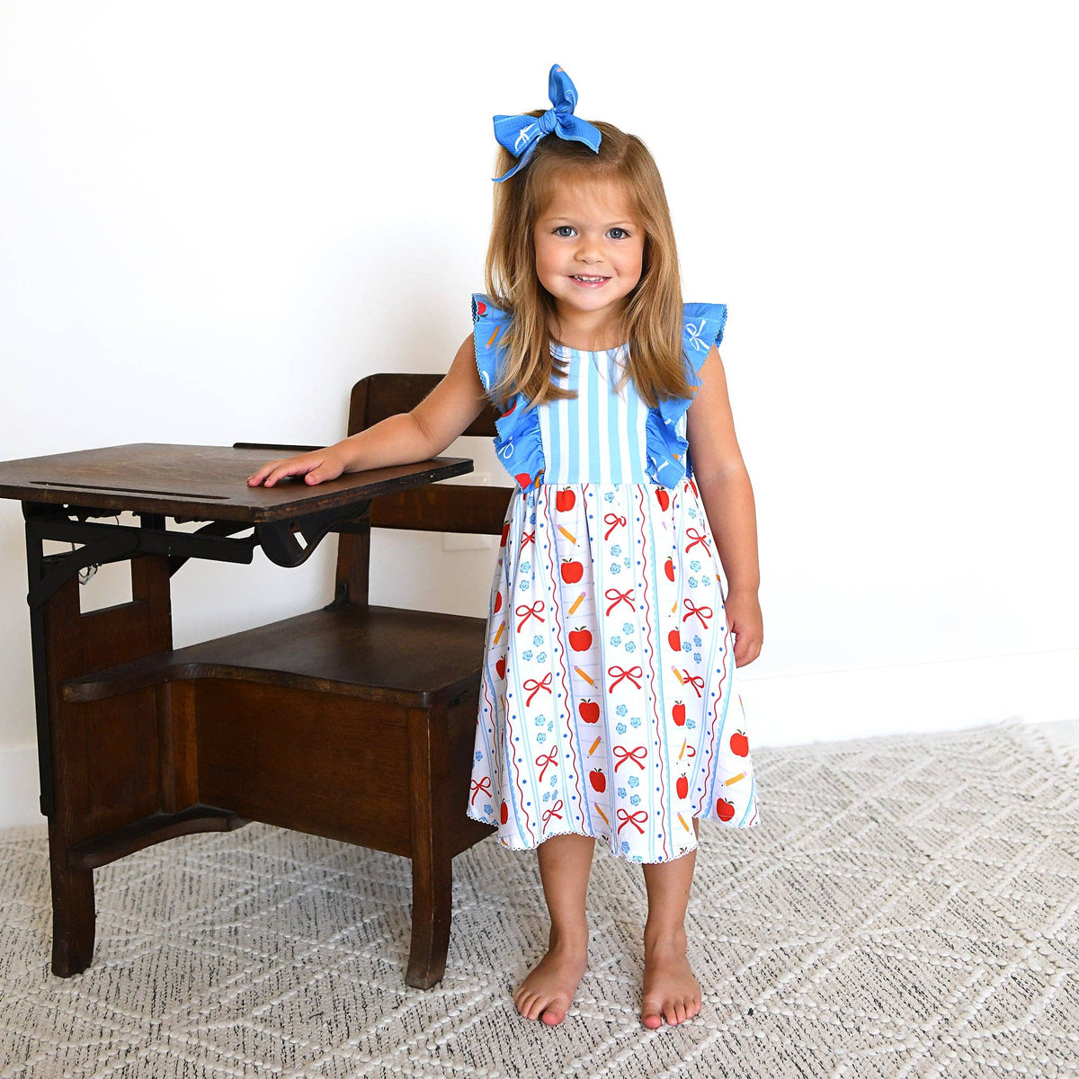Macy RUFFLE TANK DRESS Back to School Kids Outfit