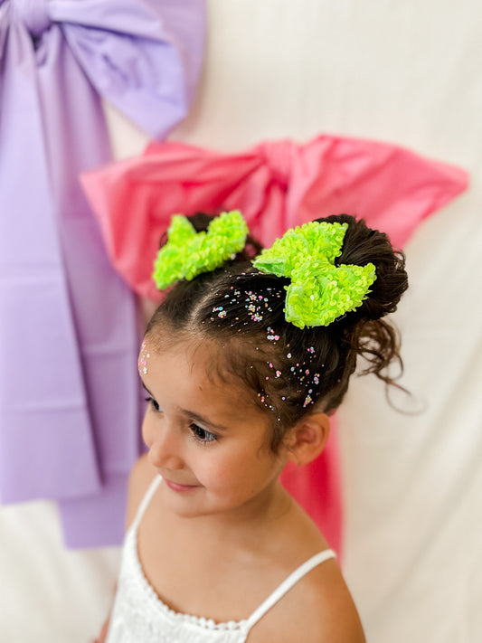 Neon Green Sparkles