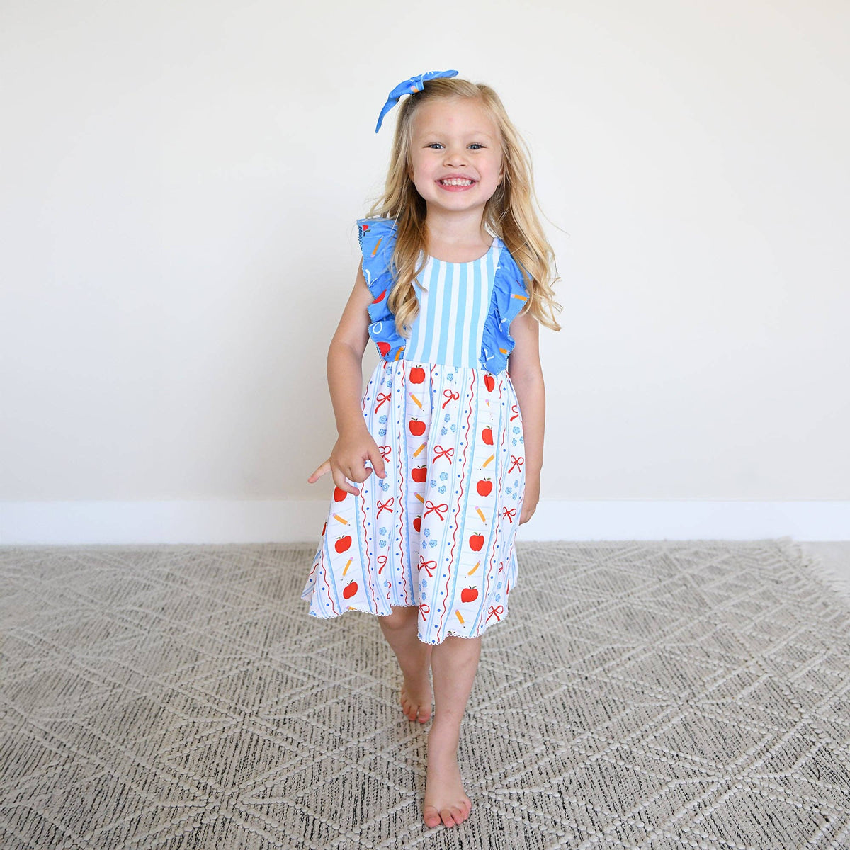 Macy RUFFLE TANK DRESS Back to School Kids Outfit