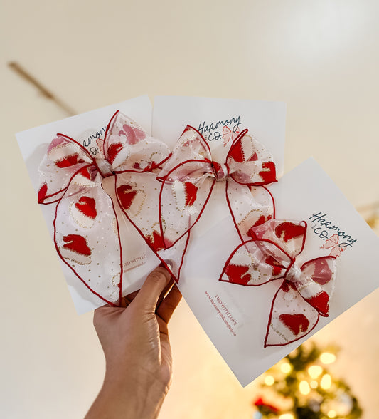 Santa Baby Bow