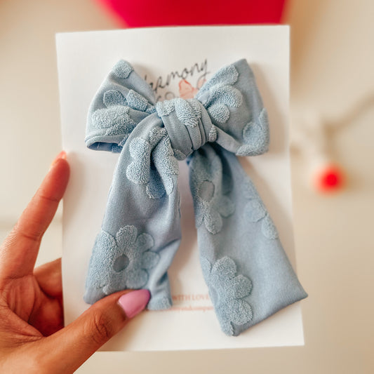 Baby Blue Bella Bow