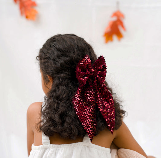 Maroon Sailor Bow 2.0