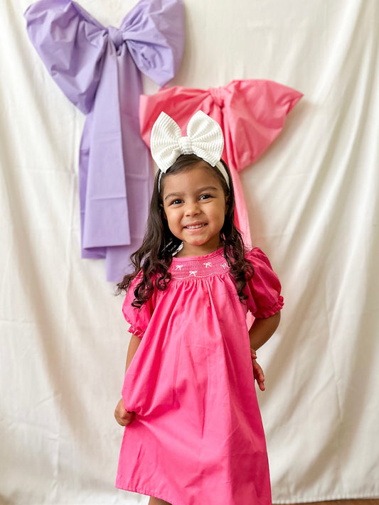Pink Bow Dress