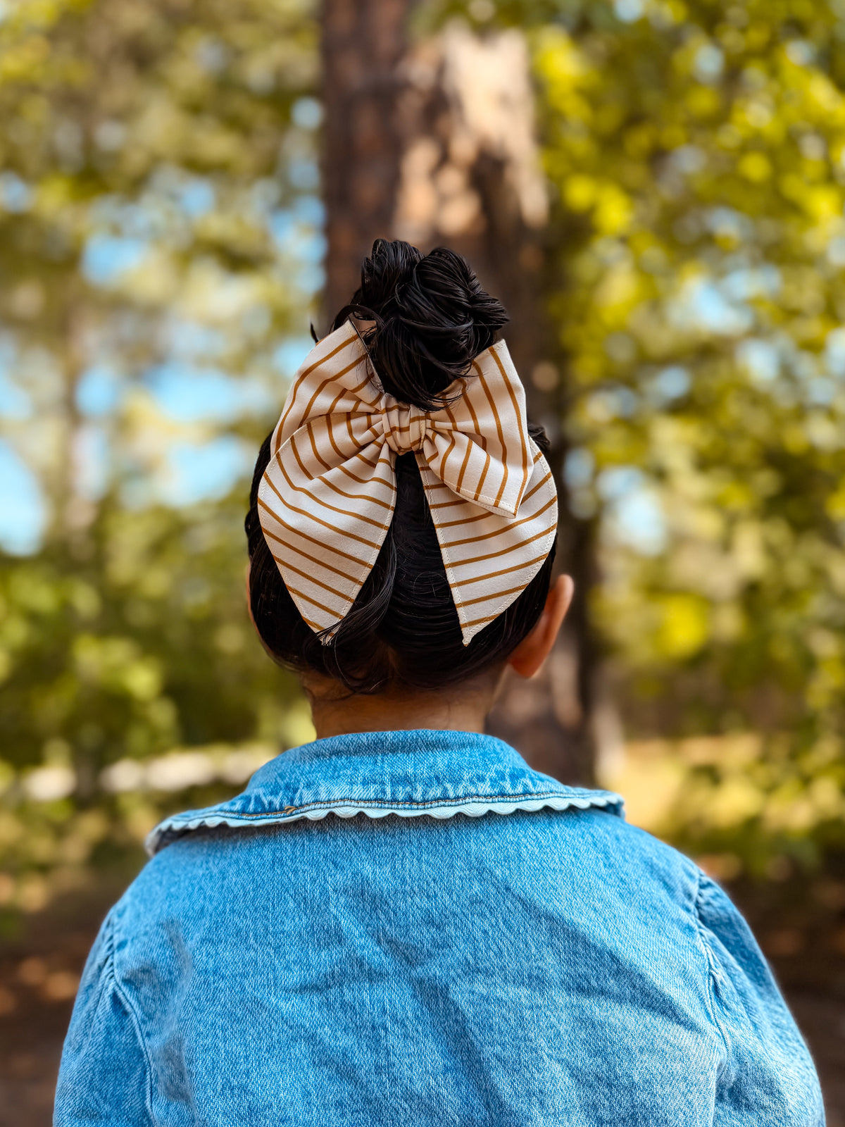 Harvest Stripe Fable Bow