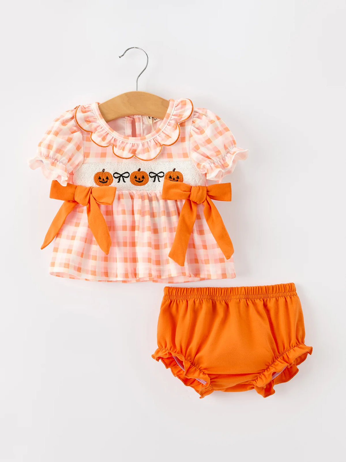 Halloween Pumpkin Bloomer Set