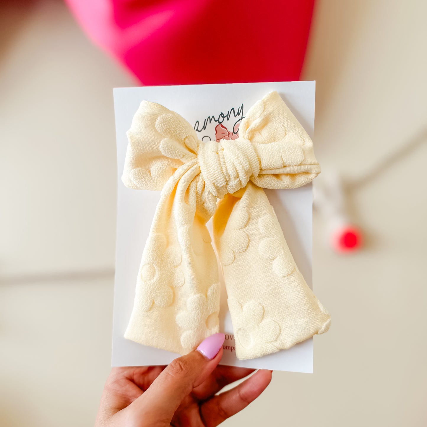 Yellow Bella Bow