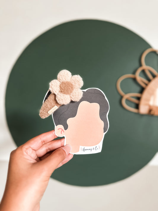 Fall Flower Hair Clip