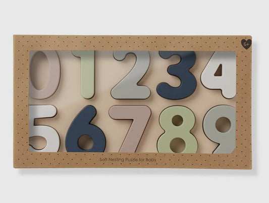 Baby soft silicone numbers ￼