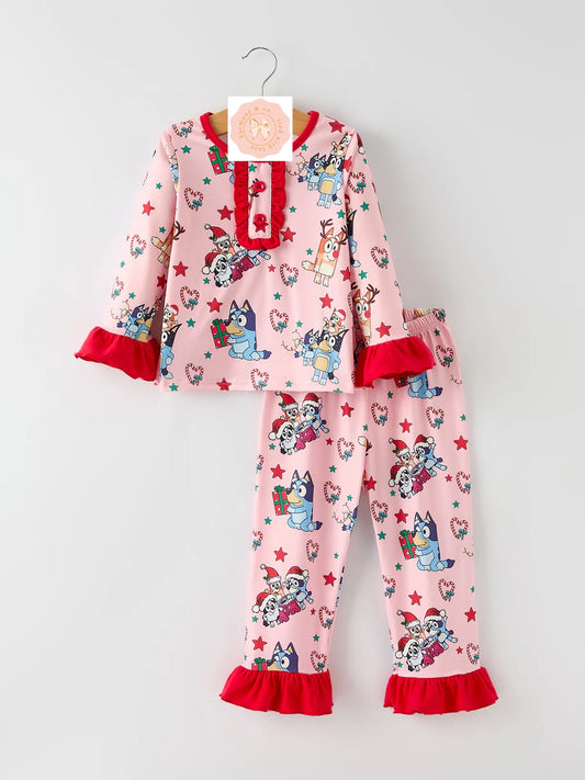 Blue-yyy Christmas PJs