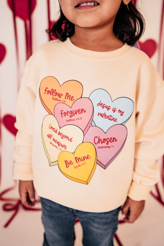 Jesus Cupid - Rabbit Skins Crew Fleece Sweatshirt