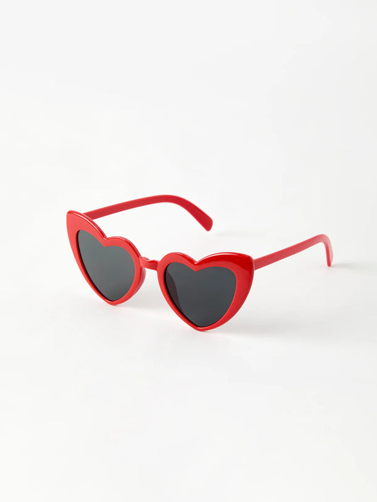 Red Heart Shaped Glasses