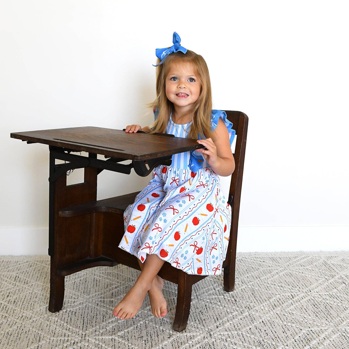 Macy RUFFLE TANK DRESS Back to School Kids Outfit