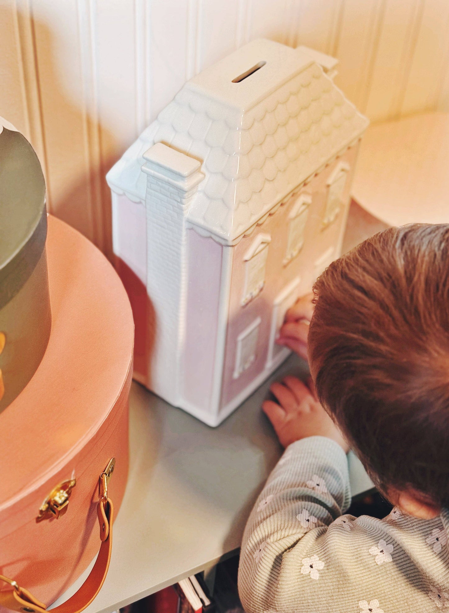 Dolly's House Pink Ceramic Bank