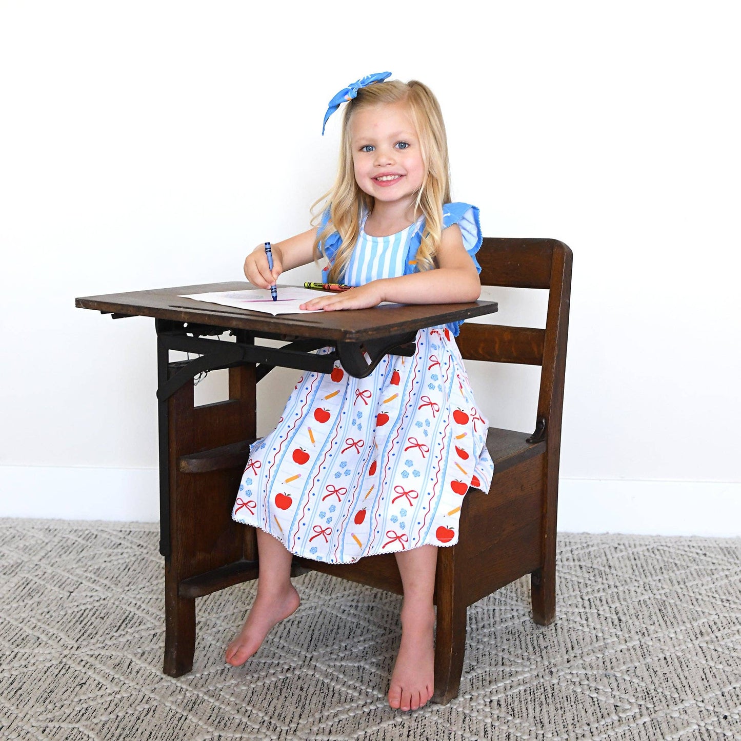 Macy RUFFLE TANK DRESS Back to School Kids Outfit