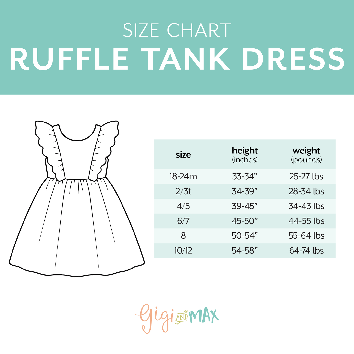 Macy RUFFLE TANK DRESS Back to School Kids Outfit
